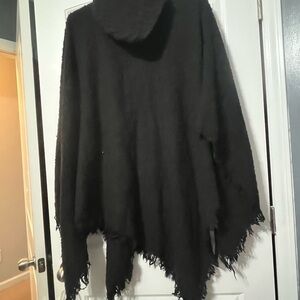 Black Hooded Women's Sweater